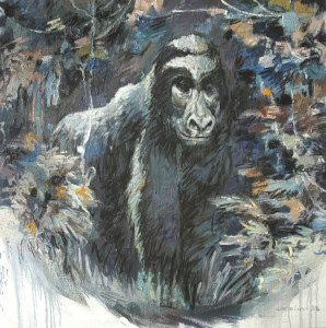 Child of the jungle, 110x90 cm, Sekatekniikka, 2016, 2200 €, AVAILABLE